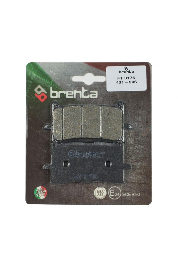 Brenta Organi̇k Fren Balata Ft 3176 Honda Cb125R Abs 2018+ X-Adv 750 18-20 Crf1000L Afrıca Twın 2018-