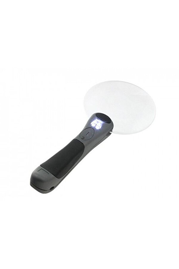2 Led Işıklı 2.5X-90Mm Okuma Büyüteç Tdrtr