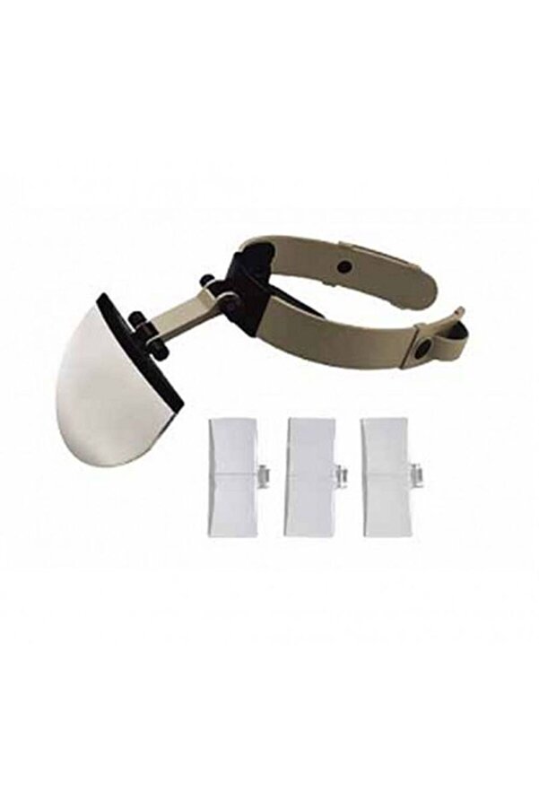 Şapka Ti̇p Kask Büyüteç 4 Farklı Büyütme Lensli̇ Büyüteç Tdrtr