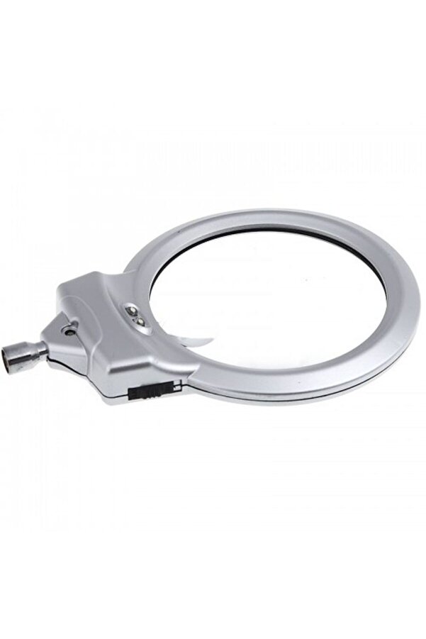 2.5X90 Mm 5X24 Mm Büyüteç Mandallı Metal Hortumlu Masa Üstü Büyüteç Tdrtr