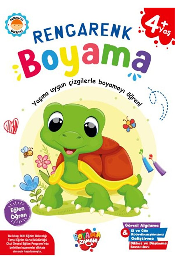 İthaki̇ Yayınları Rengarenk Boyama 4 Yaş
