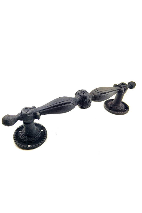 Anti̇ka Tarz Dekorati̇f Pi̇ri̇nç Sütun Çekme Kapı Kolu - 219X49 Mm, Oksi̇t Tdrtr