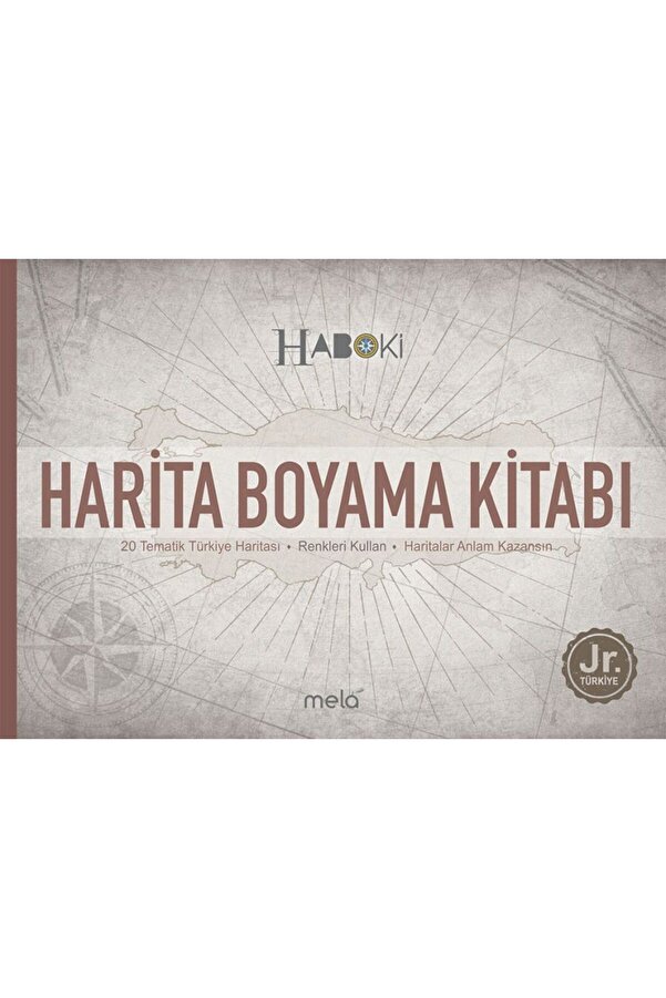 Ti̇maş Yayınları Hari̇ta Boyama Ki̇tabı 20 Temati̇k Türki̇ye Hari̇tası