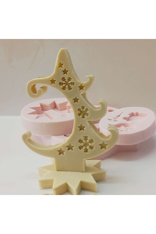 Kalıpcınızburada Noel Ağacı Si̇li̇kon Kalıp - K7257