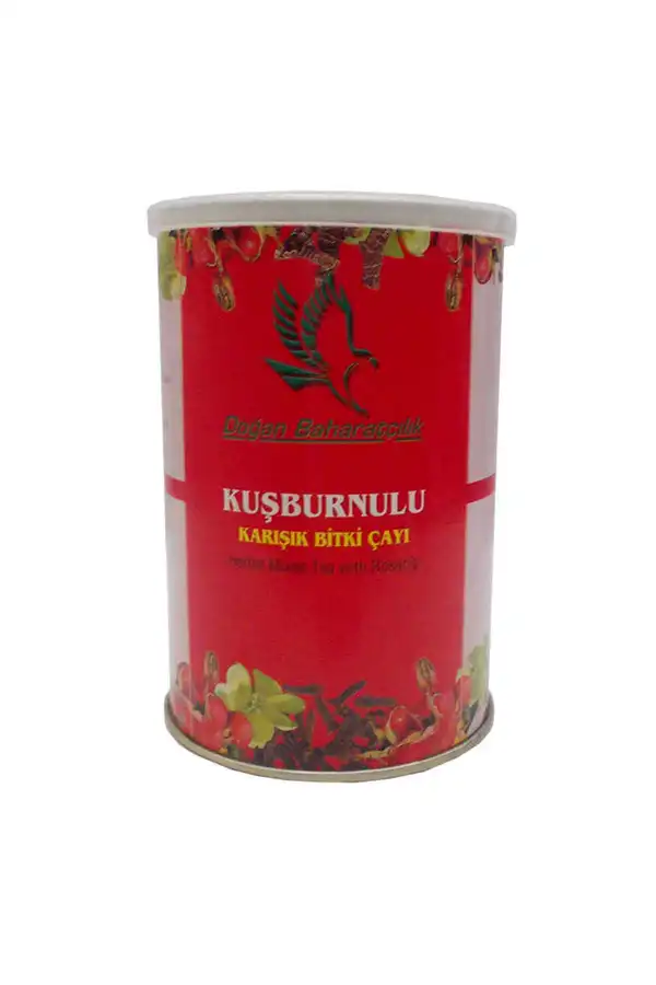 Ethab Ti̇caret Kuşburnulu Karışık Sel Çay 100 Gr Teneke Kutu