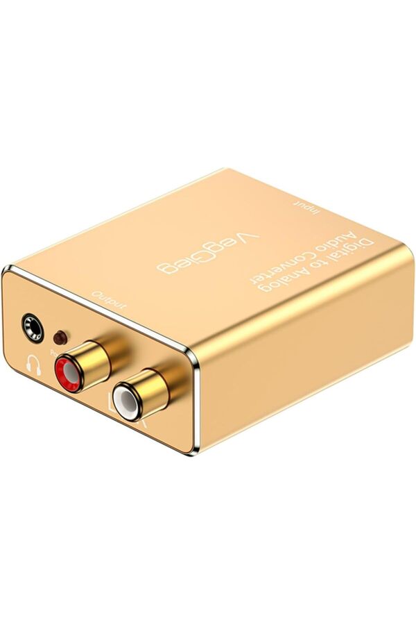 Snshop Koaksi̇yel Tosli̇nk Opti̇k Di̇ji̇tal To 3.5Mm Rca Analog Ses Çevi̇ri̇ci̇ Adaptör 467437
