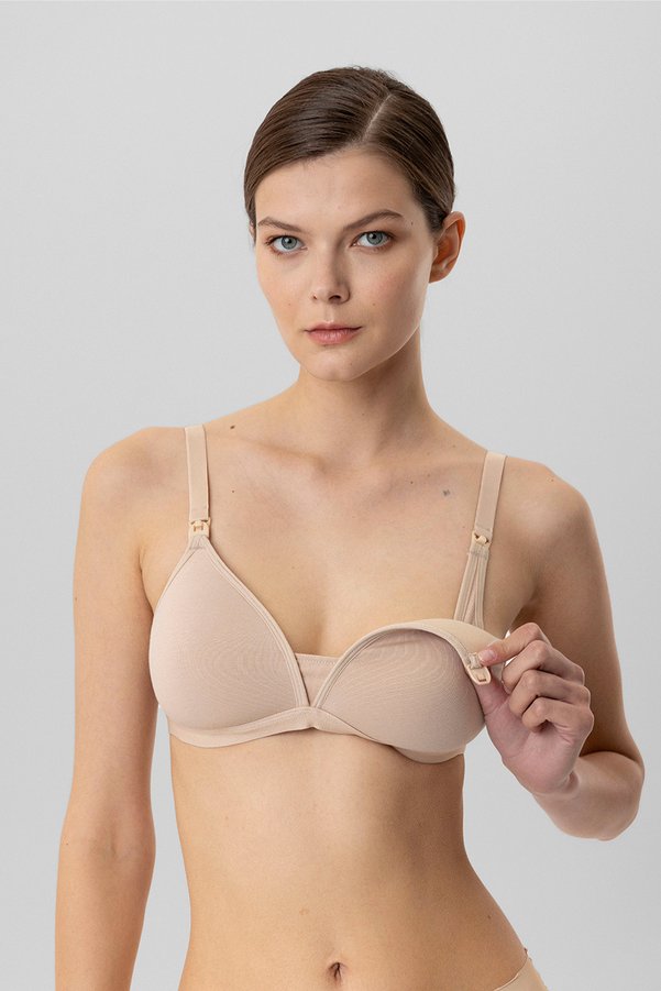 Pierre Cardin Kadın Ten 6116 Pamuklu Kaplı Emzirme Sütyeni