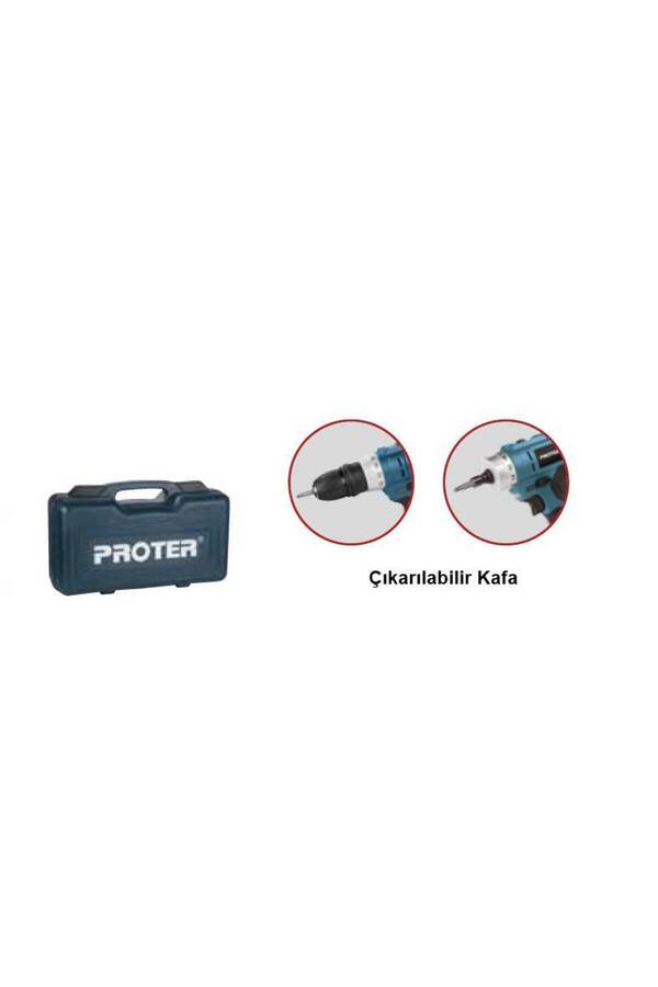 Proter Darbesiz Şarjlı Vidalama Pst 222 Plus 2 Volt 2.0 - 2.4 Ah 2 Yıl Tek akü Li-Ion Akülü Vidalamalar Ta