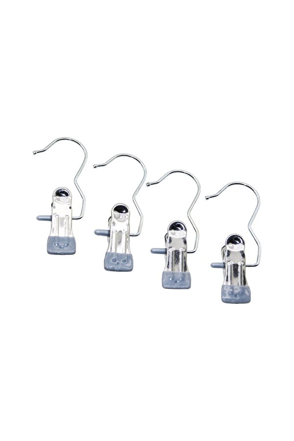 Go İthalat 4 Pcs Kıskaçlı Taşınabi̇li̇r Çok Amaçlı Tekli̇ - Metal Askı Si̇li̇kon Kılıf