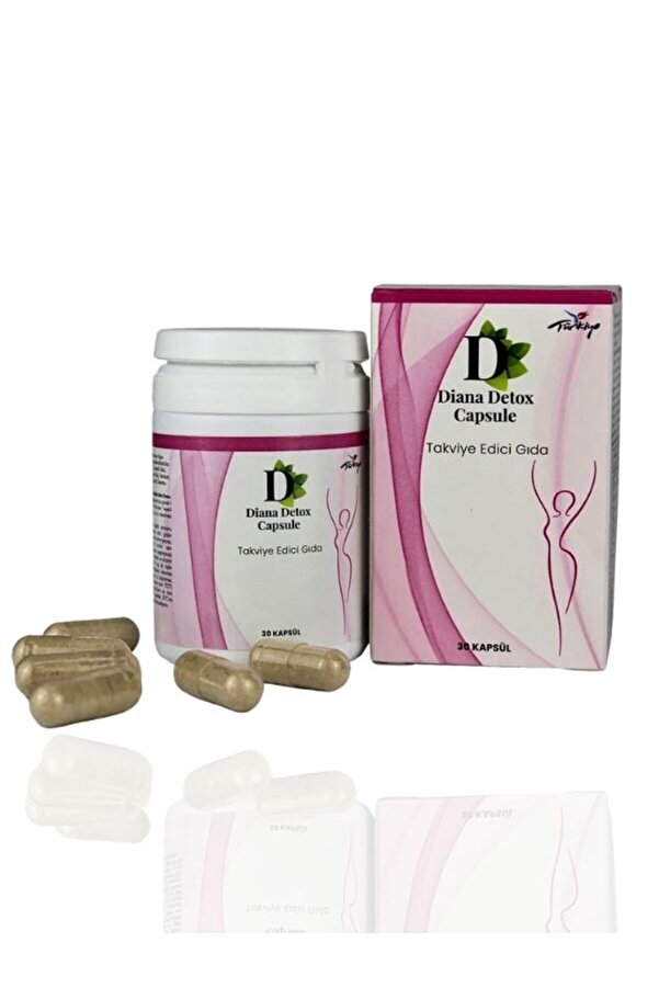 Detox Kapsül 1 Aylık Kullanım 30Lu Paket