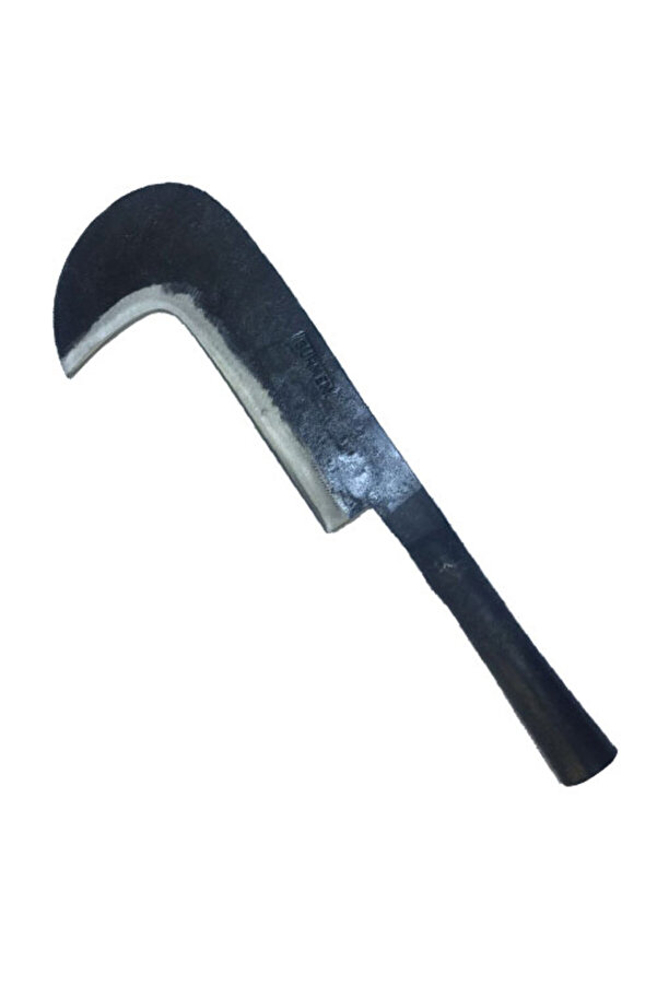 Sürmene Demi̇r Saplı Orak - 43 Cm Uzunlukta Geleneksel Tahıl Hasadı Tdrtr