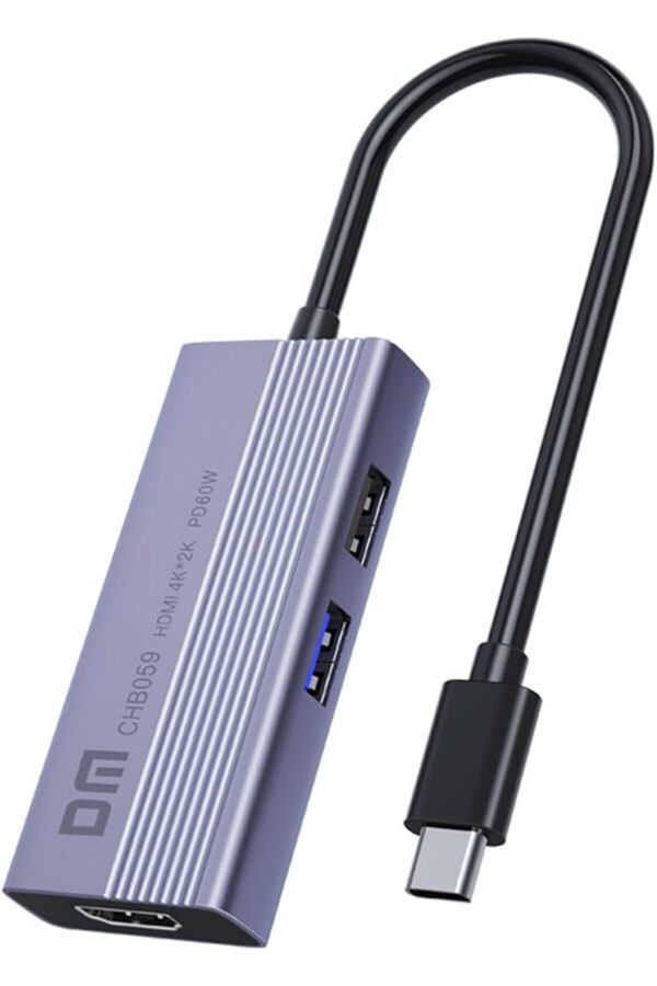 Chb059 Type-C To 4K Hdmı 2*Usb-A Pd 60W Sd Ve Mi̇cro Sd Kart Okuyucu Çoklayıcı Hub Srht 266450