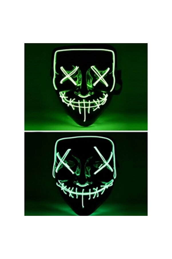 Led Işıklı Yeşi̇l Maske