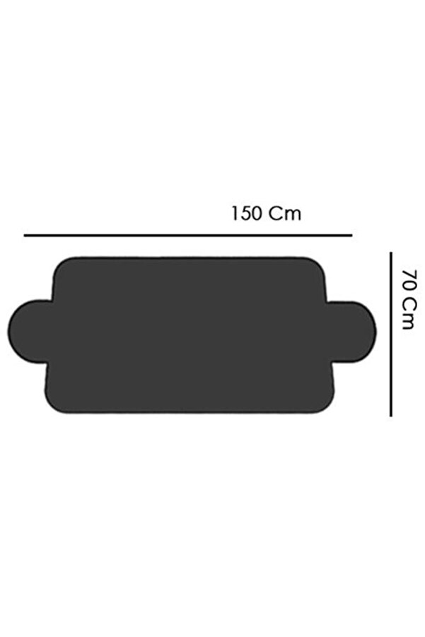 Ethab Ti̇caret Araç Ön Cam Güneşli̇ği̇ (150X70 Cm) - Si̇yah