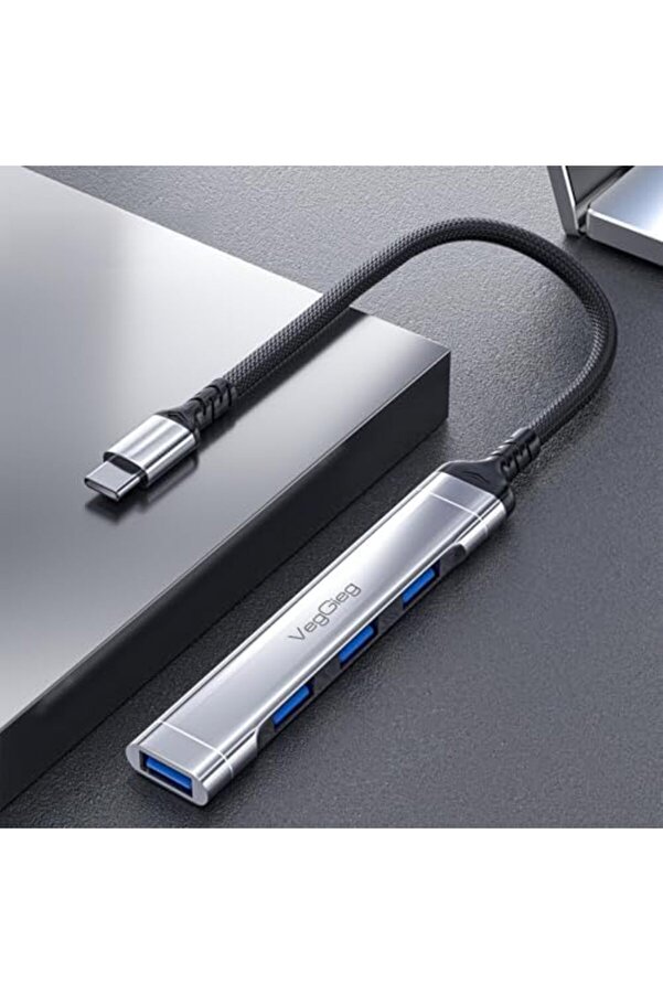 Type-C To Usb 3.0 4 Port 3*Usb 2.0 Ve 1*Usb 3.0 Çoklayıcı Hub 1058548