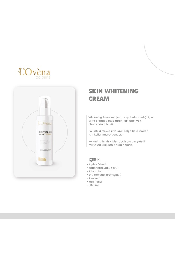 L Ovena De Pari̇s Lovena De Pari̇s - Skın Whıtenıng Cream -100 Ml