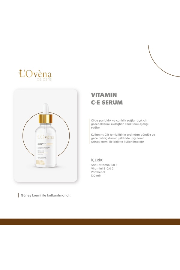 L Ovena De Pari̇s - Vıtamın C- E Serum - 30 Ml