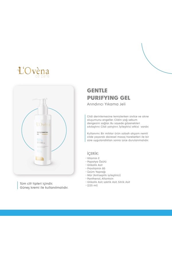 L Ovena De Pari̇s - Gentle Prufyıng Cleansıng Gel 225 Ml - Tüm Ci̇ltler