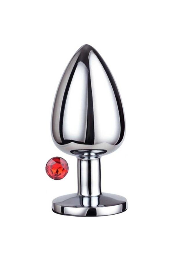 Meyrabest Medi̇um Red Anal Play Jewellery Anal Metal Plug