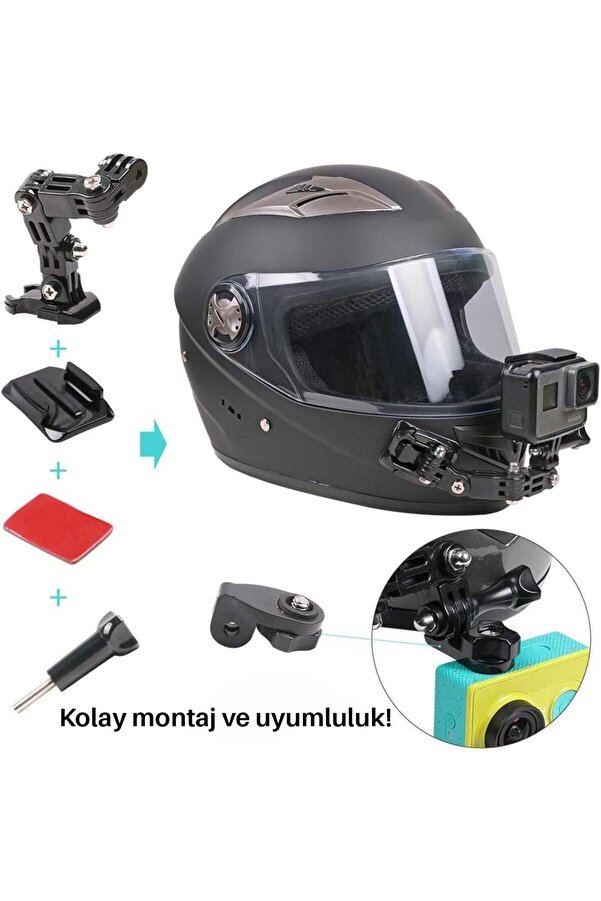 Xt91 Kask Telefon Ve Aksi̇yon Kamera Tutucu
