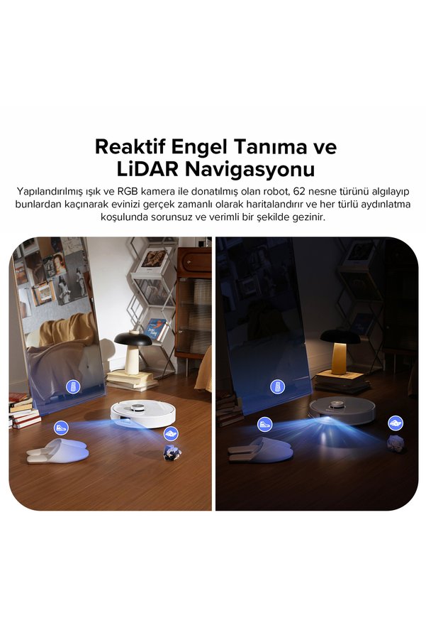 Roborock Mopping Akıllı Robot Süpürge Beyaz+ Yedek Parça