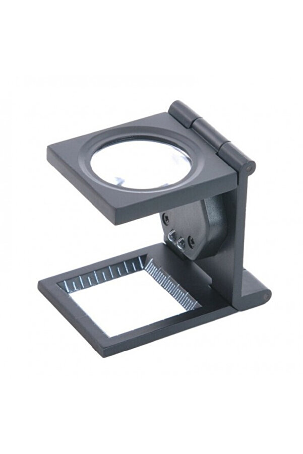25X25 Mm Full Çeli̇k Kaplı Katlamalı Büyüteç Th-9005B