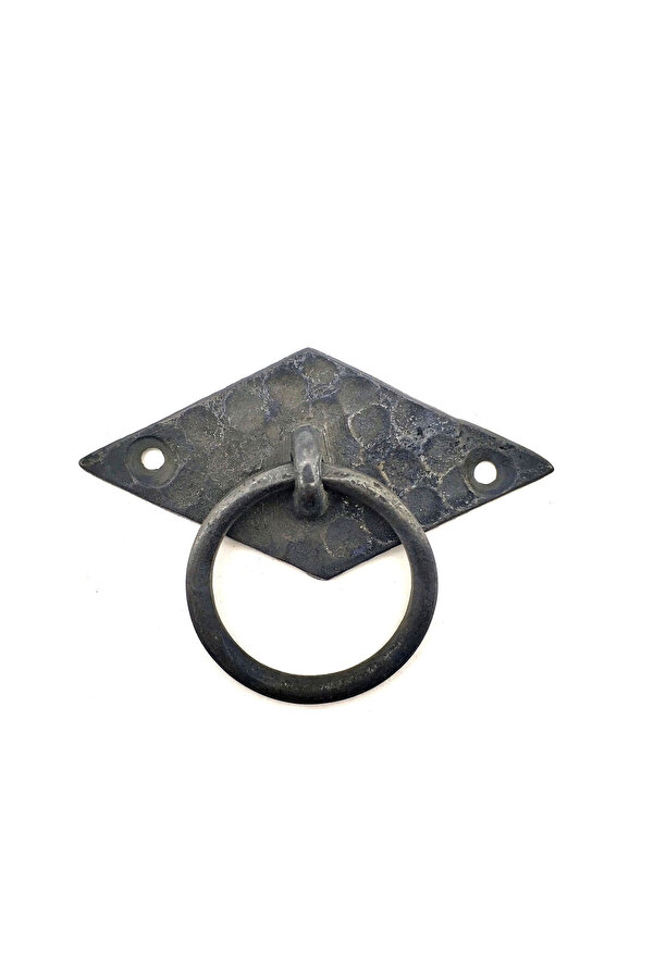 Anti̇ka Tarz Dekorati̇f Pi̇ri̇nç Yan Baklava Kapı Kulbu - 41X82 Mm, Oksi̇t Tdrtr