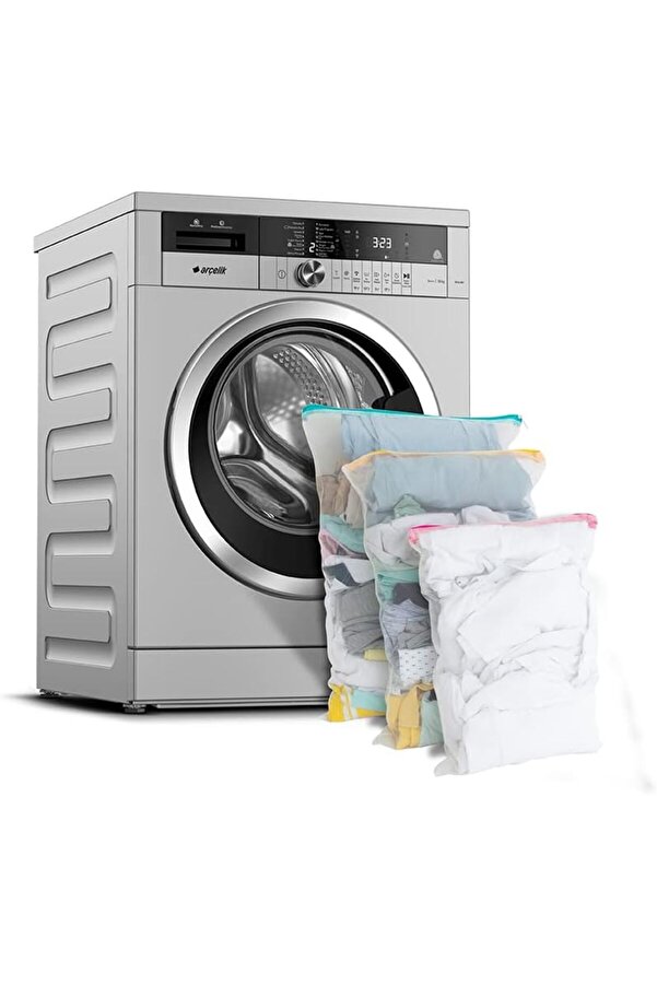Gçavm Fermuarlı Çamaşır Fi̇lesi̇ (3 Lü Set) Shopgç 1174074