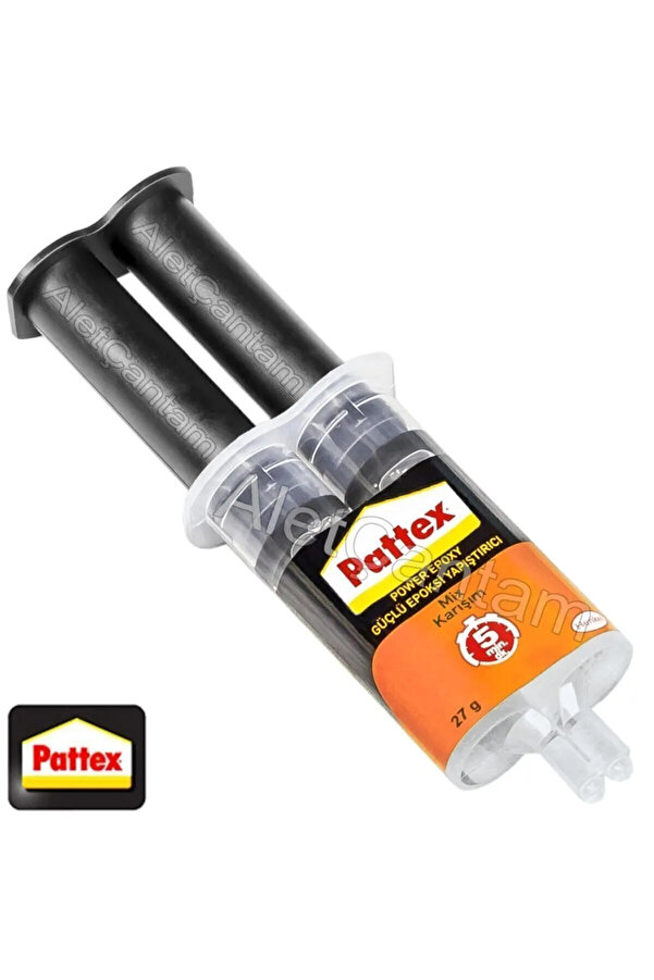 Pattex Power Epoxy Güçlü Yapıştırıcı Mi̇x Karışım Şeffaf 27 Gr