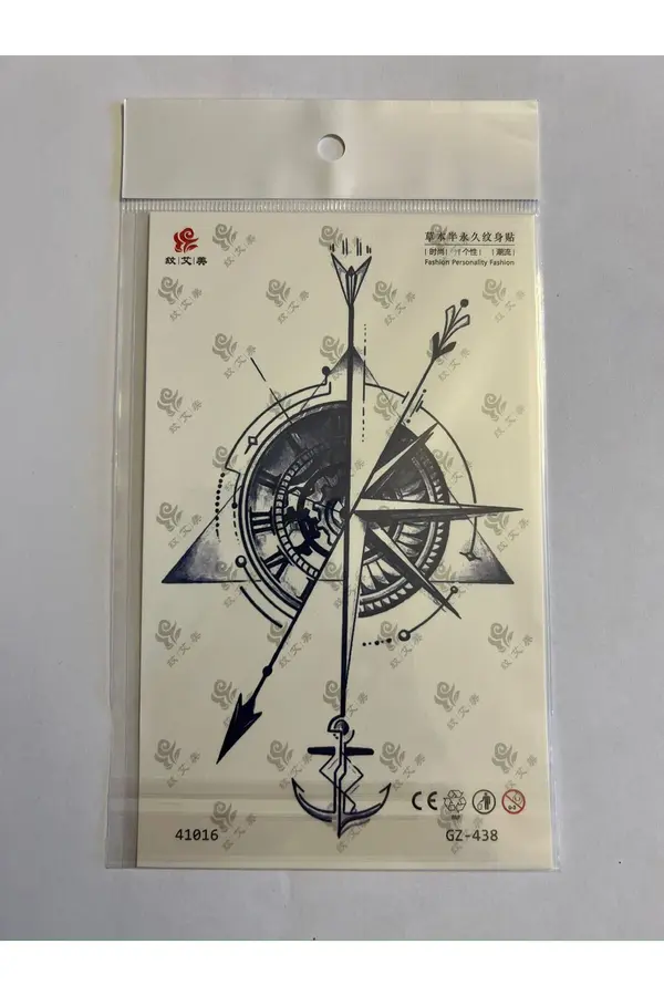 Ai̇rbrush Tattoo Aslan Kanat 3 Hafta Kalıcı 4 Adet Bi̇rden Yapıştırma Geçi̇ci̇ Dövme Yarı Kalıcı Dövmeler