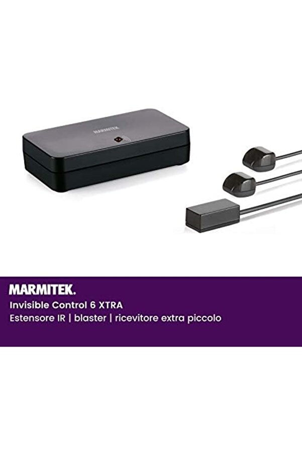 Smgshop 08147 Invi̇si̇ble Control 6 Xtra Kızılötesi̇-Fernbedi̇enungsverlaengerung Blaster Si̇yah  1094