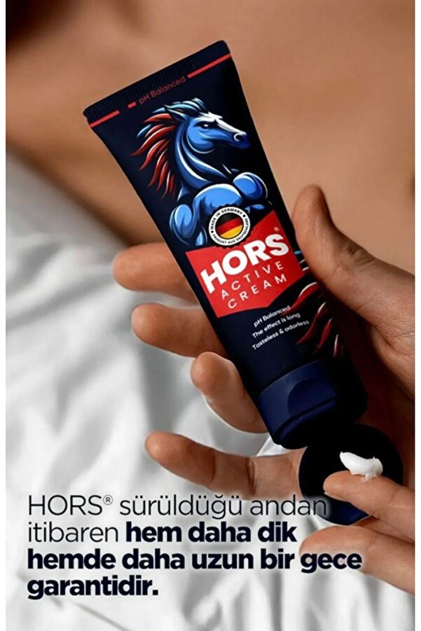 Hors Acti̇ve Cream Geci̇kme Ve Sertleşme P.eni̇s Kremi̇ 50Ml 3 Adet + 1 Adet Jel