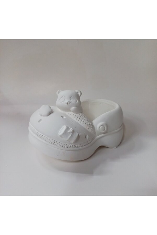 Kalıpcınızburada Panda Fi̇gürlü Terli̇k Saksı Si̇li̇kon Kalıp - K7533