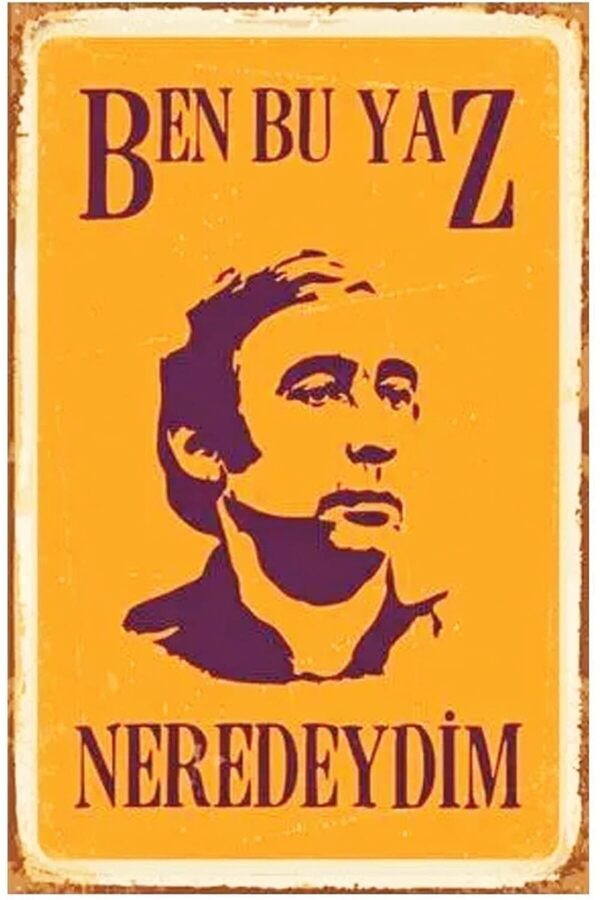 Gçavm Kuşe Kağıt Duvar Posteri̇ Ben Bu Yaz Neredeydi̇m Şener Şen Retro Vi̇ntage Drtr0010 Shopgç