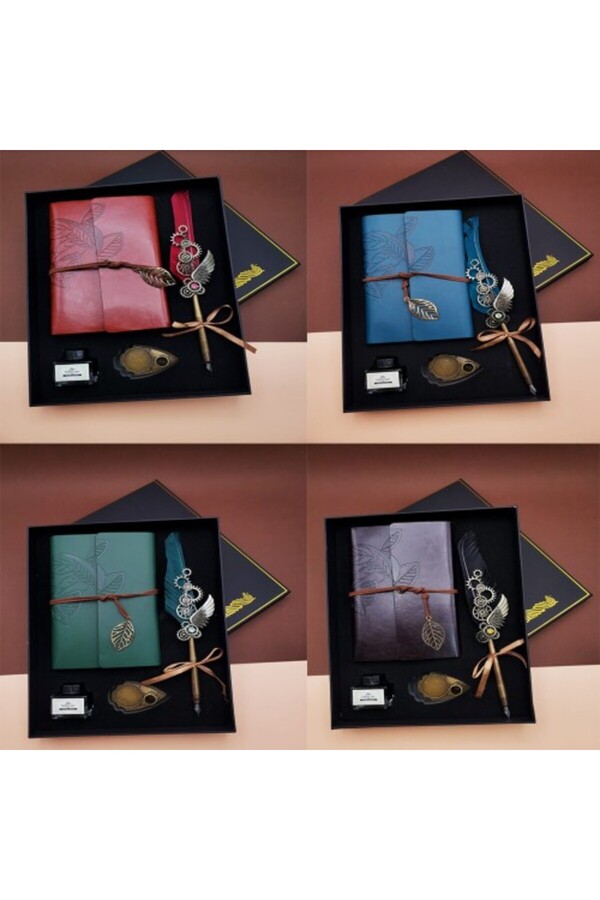 Mürekkepli̇ Kalem Defter Seti̇