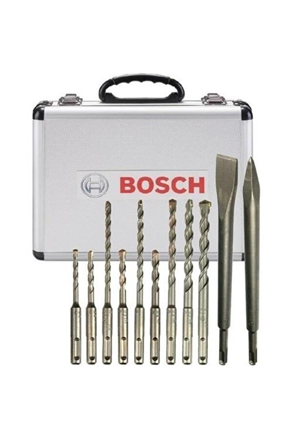 Bosch Gbh 2-26 Dre Profesyonel Kırıcı-Delici Matkap 800W + Sds-Plus Matkap Ucu ve Keski Seti 1