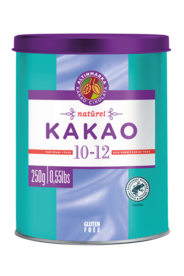 Altınmarka Teneke Kakao Tozu Natürel %10-12 Yağ 250 gr