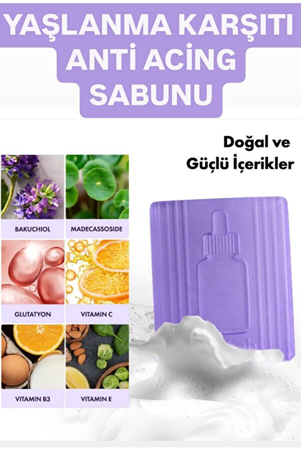 Koji̇k Asi̇t Sabunu Anti̇ Agi̇ng Yaşlanma Sabunu