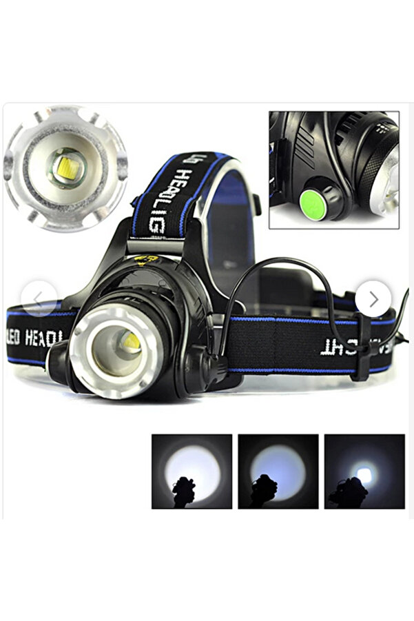 Borui̇t Led Kafa Feneri̇ 2000Lm Xm-L T6 2000 Lumens 3 Modlu Tdrtr
