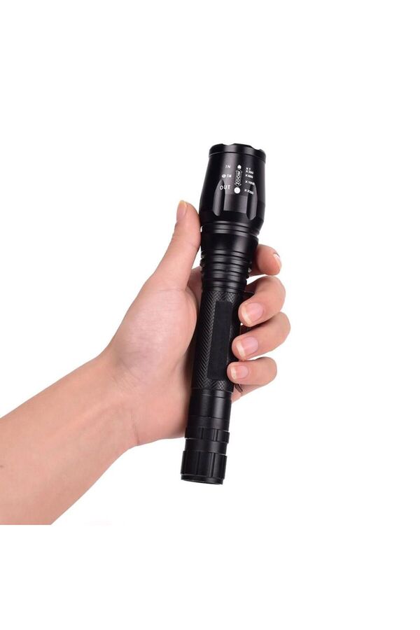 Profesyonel Tx6 Şarjlı Zoomlu El Feneri̇ Watton Wt-241 Tdrtr