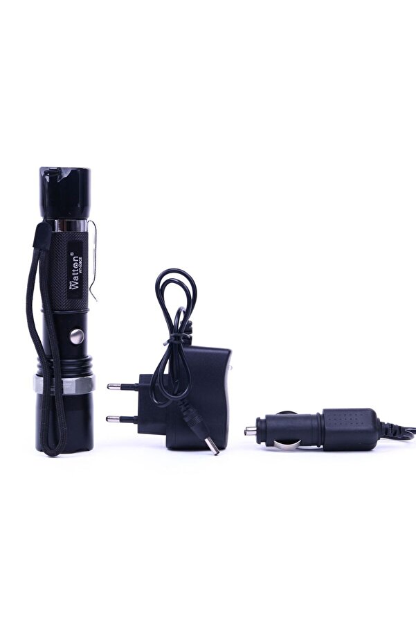 Zoomlu Şarjlı El Feneri̇ En Uygun Fi̇yata Watton Wt-038 Tdrtr