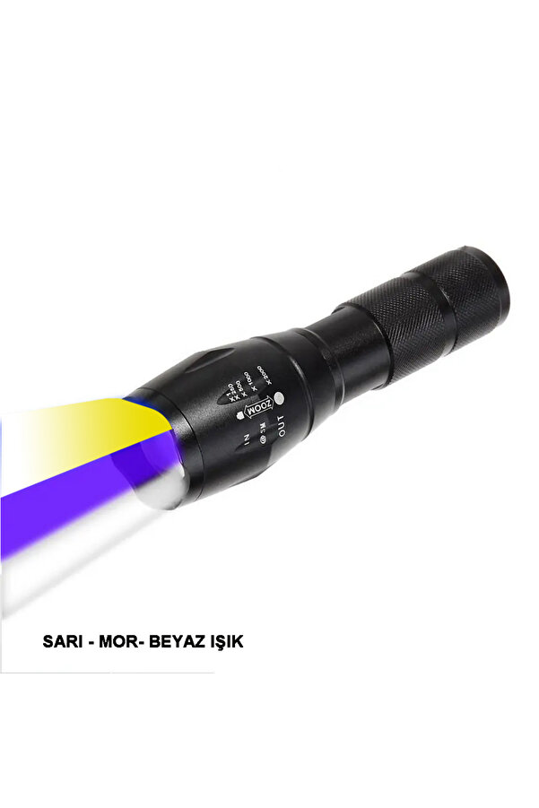 Beyaz Sarı Ve Mor Renk Aydınlatma Q5 Led Watton Wt-610 Tdrtr