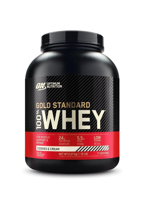 ON Optimum Nutrition Optimum Nutrition Optimum Kurabiye Aromalı Gold Standard Whey Protein Tozu 2273 Gr