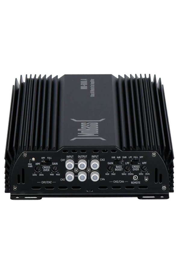 MOBASS Oto Amfi 4000watt 4 Kanal Bass Kontrollü Mb-600.4 Class Tuning