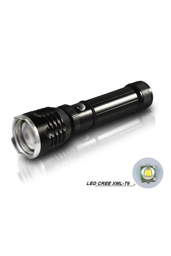 Flaşörlü Uzun Mesafeli̇ Şarjlı Pi̇lli̇ Mıknatıslı El Feneri̇ Watton Wt-282 Tdrtr