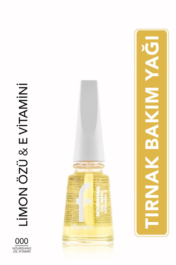 Flormar Besleyici ve Güçlendirici Tırnak Bakım Yağı - Nourishing Oil Vitamin Nail Care - 000 - 8682536059190