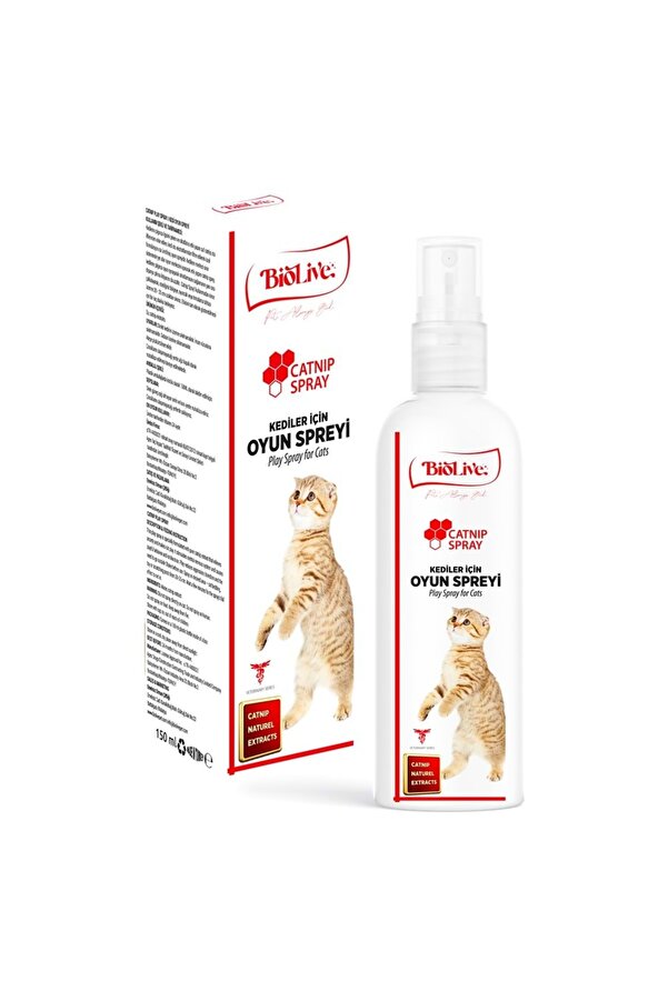 Bi̇oli̇ve Kedi̇ler İçi̇n Oyun Spreyi̇ 150Ml