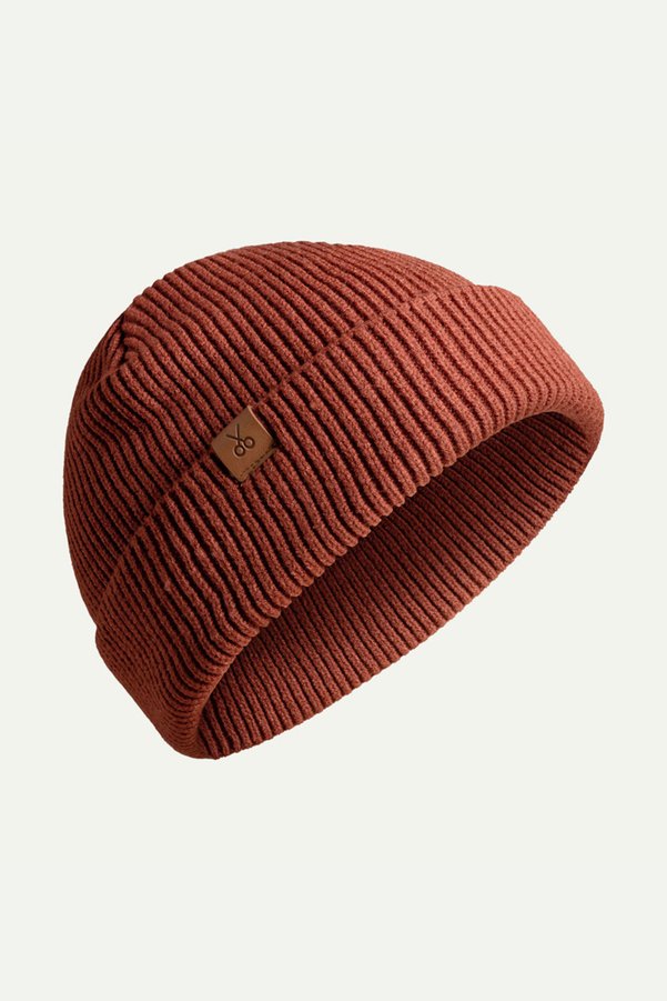 KAFT Bordo Unisex Ribana Örgü Bere |