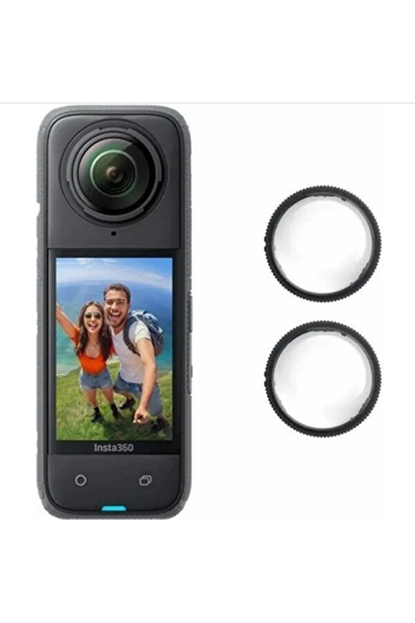 İRHANLAR İnsta 360 X4 Aksiyon Kamera Lens Koruma Action Kamera Lens Koruyucu Darbeye Dayanıklı 2 Adet