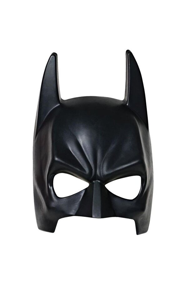 Si̇yah Renk Çocuk Boy Arkadan Lasti̇kli̇ Batman Maskesi̇ Yarasa Adam Tdrtr